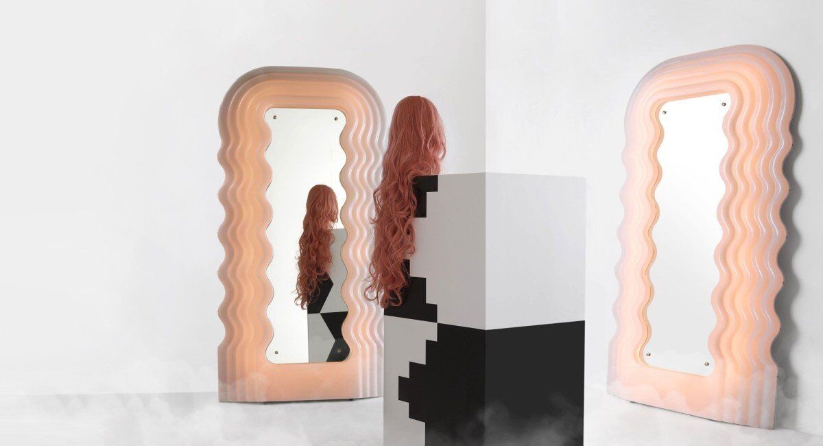 Poltronova Mirror - Ultrafagola by Ettore Sottsass - 104x190cm