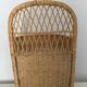 Rattan shelf, vintage storage