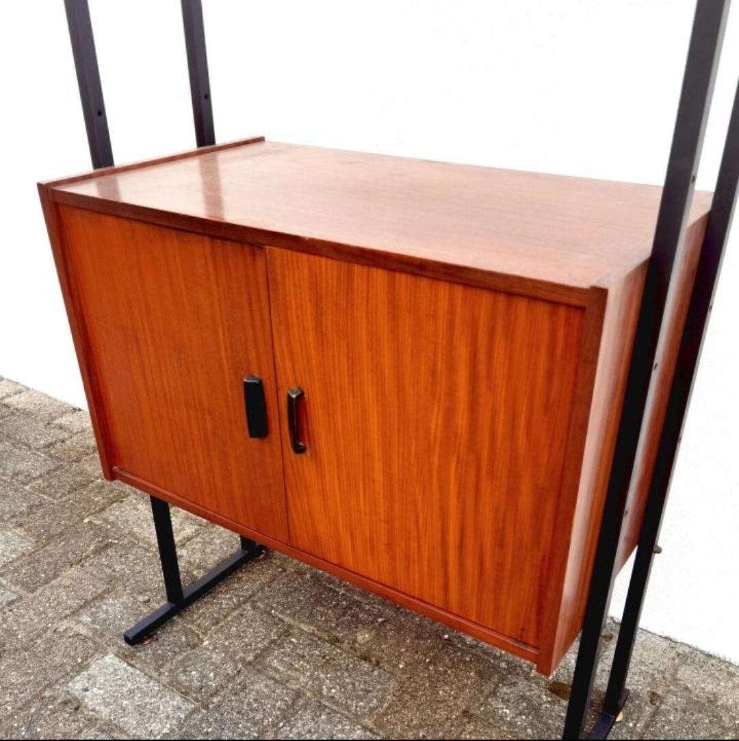 Bibliothèque modulable années 60 Italie
