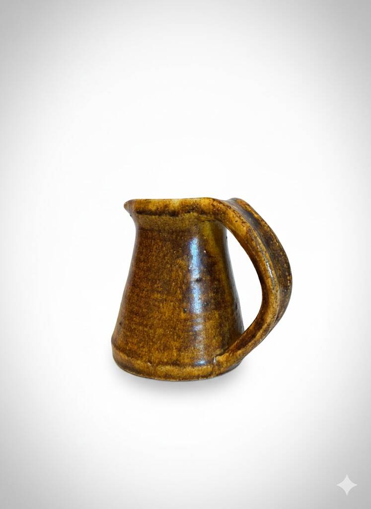 Accolay vintage 1950 ceramic jug & mustard pot signed double a