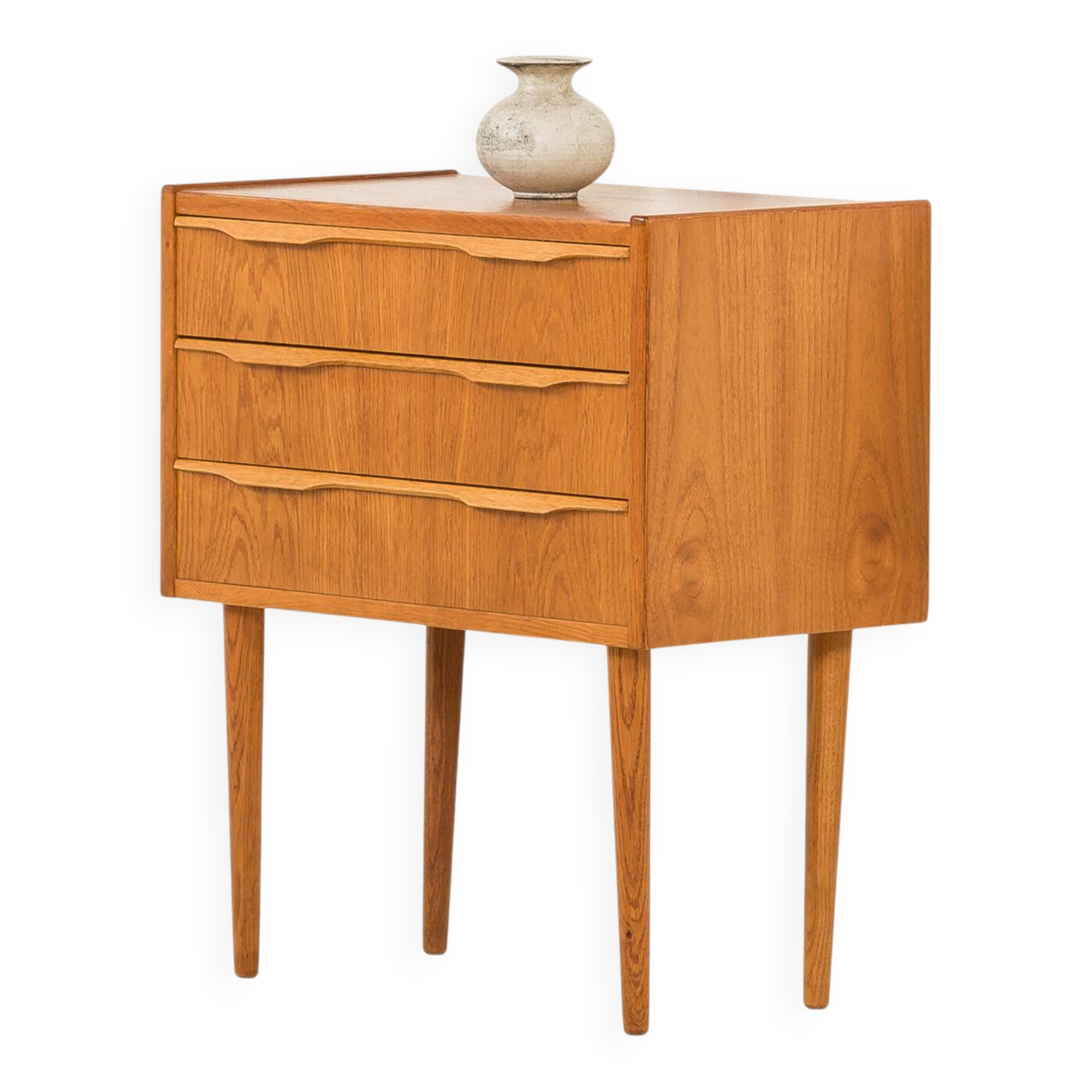 Small Danish mid century modern teak dresser, 1960s
