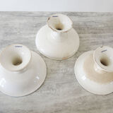 Former trio of dresden porcelain compotiers