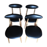 Suite of 4 chairs from the 1950s