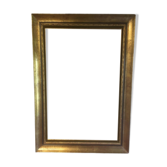 Golden frame in wood and stucco 110x78
