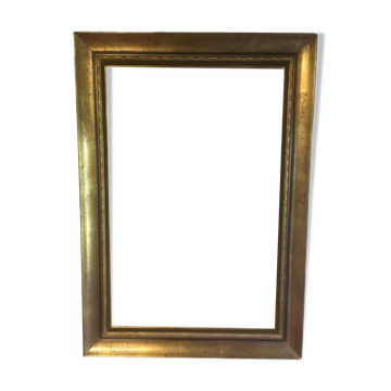 Golden frame in wood and stucco 110x78