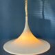 White Space Age Suspension "Witch Hat" Mid-Century