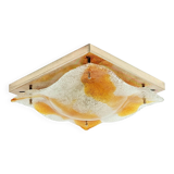 Mid Century Murano Glass Ceiling Light by Toni Zuccheri for Mazzega, 1970s