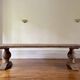 Monastery table in solid old oak – SUN 400 by 120 cm