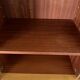 Ancien bahut enfilade en chêne clair pied compas design des années 50 vintage