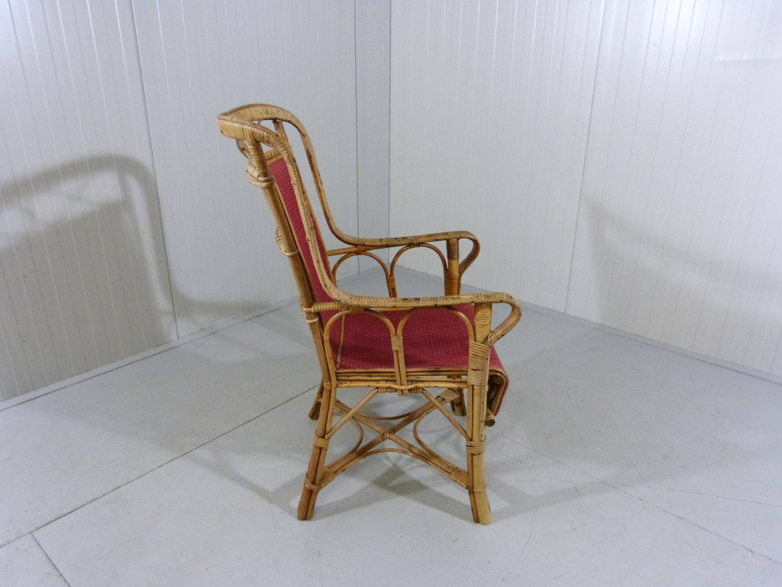 Rattan arm chair 1920-1930’s