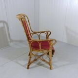 Fauteuil en rotin années 1920-1930