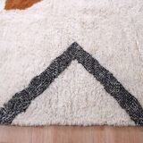 Handmade, colorful Beni Ouraine rug, traditional style, size 150 x 250 cm