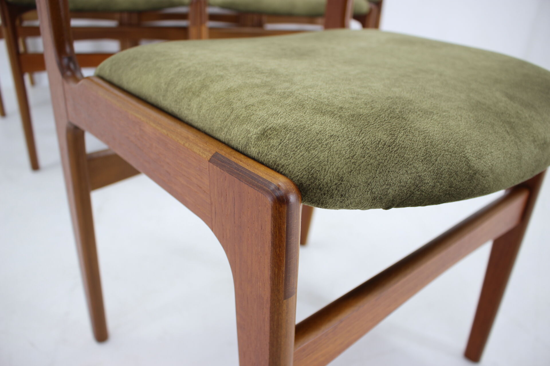 1960s Danish Teak Dining Chairs, Set of 6