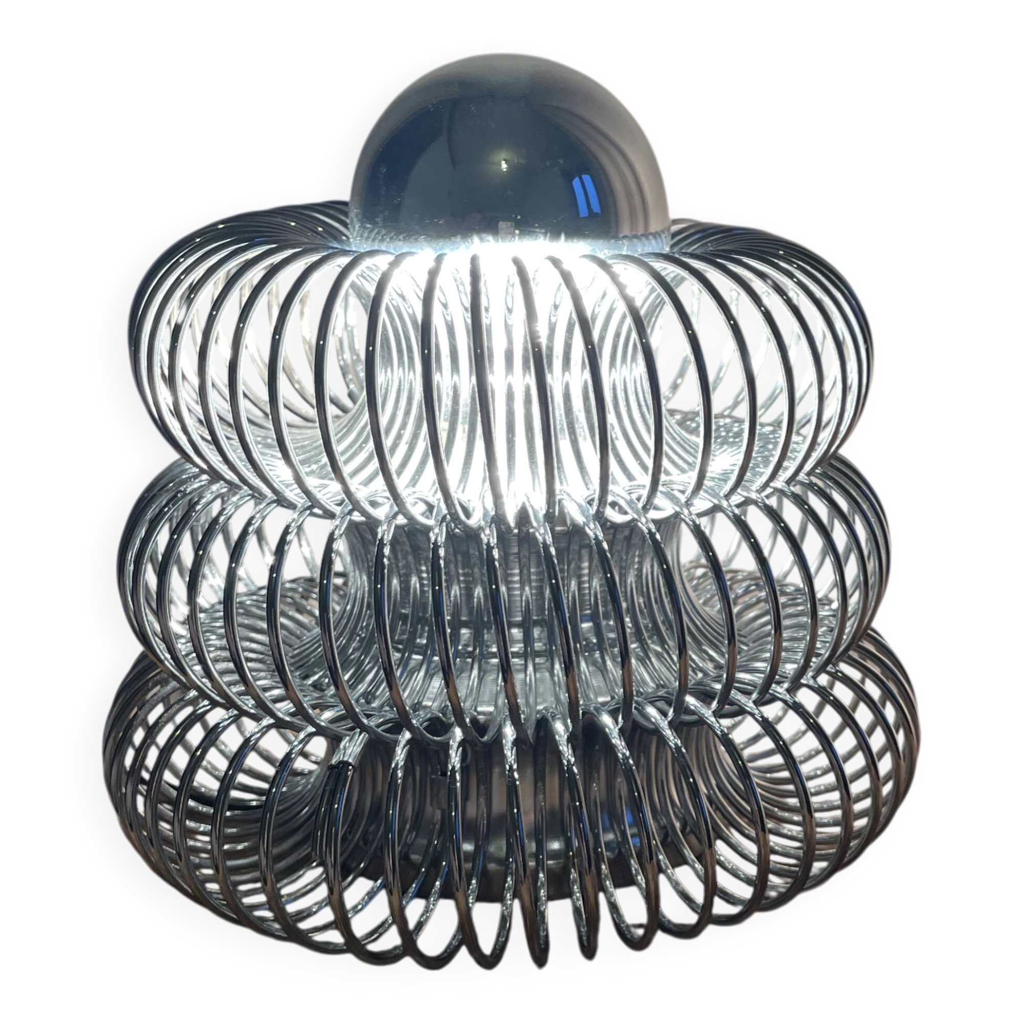 Philippe Rogier spring lamp for Oxar 1970s