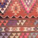 Vintage Turkish kilim handwoven 152x232 cm