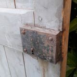 Wooden barn cellar or outbuilding door