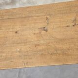 Grande table de ferme en sapin 1960