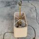 Double column lamp "Le Dauphin" – Turtle shell effect and brass