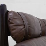 Sofa 2 places Dutch vintage leather by Gerard van den Berg