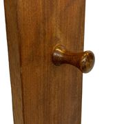 2 portemanteaux muraux danois vintage en teck