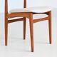 Ensemble de six chaises de salle à manger en teck de Christian Linneberg, Danemark, 1960