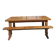 Grande table de ferme avec son banc