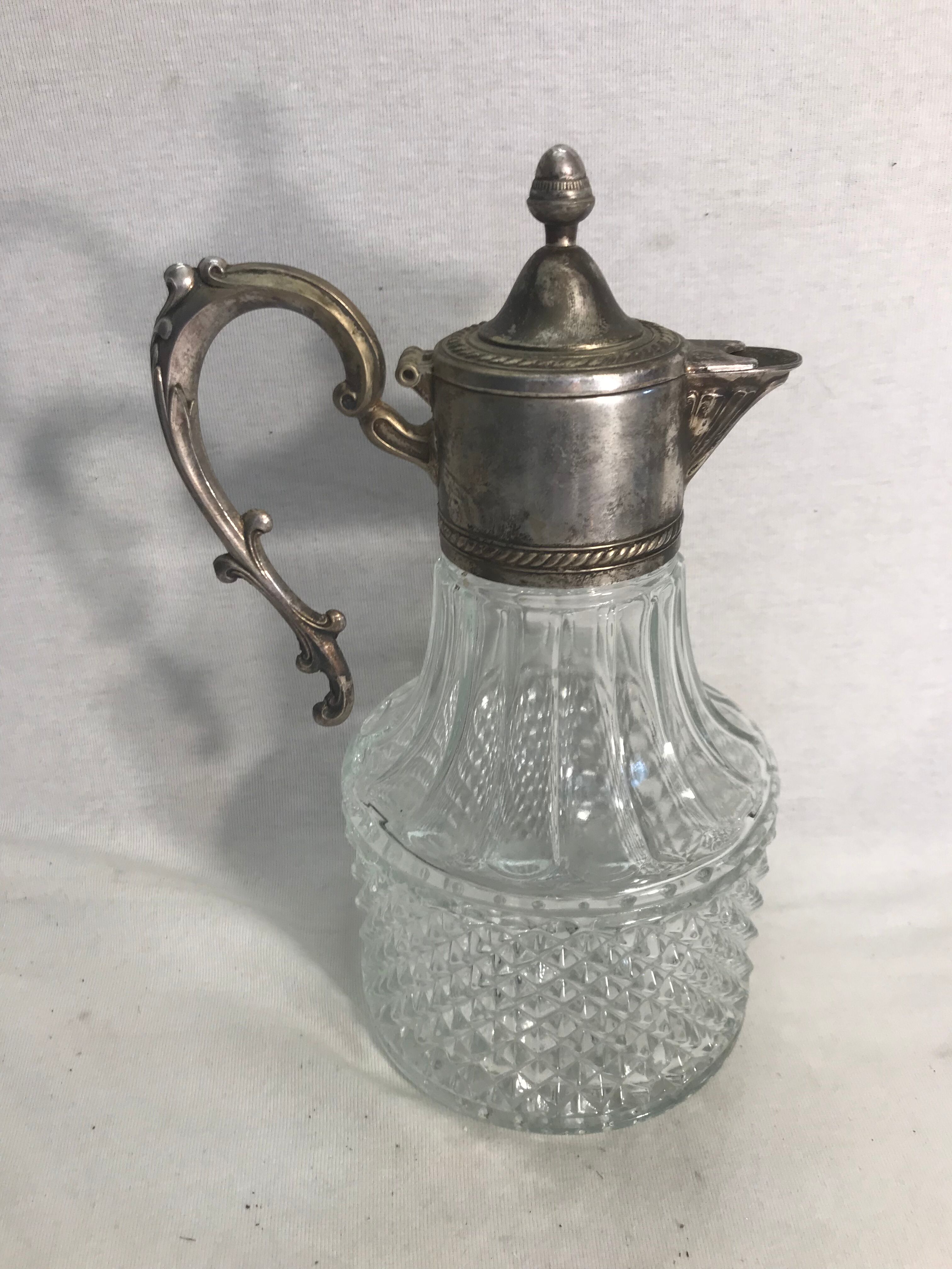 Carafe  moulded glass