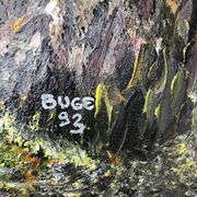 Huile sur toile, les marais