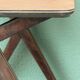 1950s wooden rolling trolley