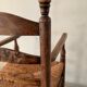 Vintage straw children's chair
