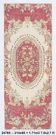 2x7 Vintage Burgundy Cream Turkish Runner Rug, 80x214Cm