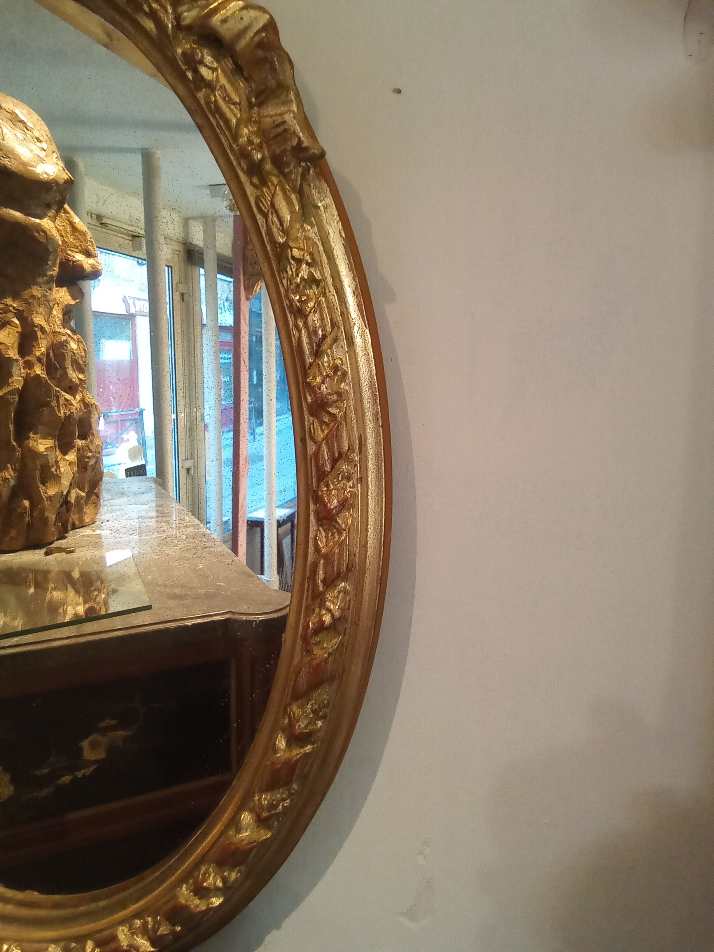 Paire de miroir Louis XVI 50X35cm