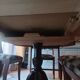 Table + extensions and chairs Gerbeau mahogany vintage wood