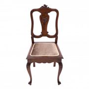 Set of six antique chairs from around 1900, France. After renovation.