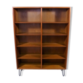 Teak bookcase with hairpin legs Denmark 1960’s