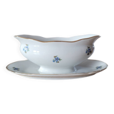 Saucière en porcelaine de Tchécoslovaquie