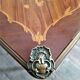 Play table in Louis XV marquetry. Early 20th century.