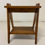 Oak bedside foot compass