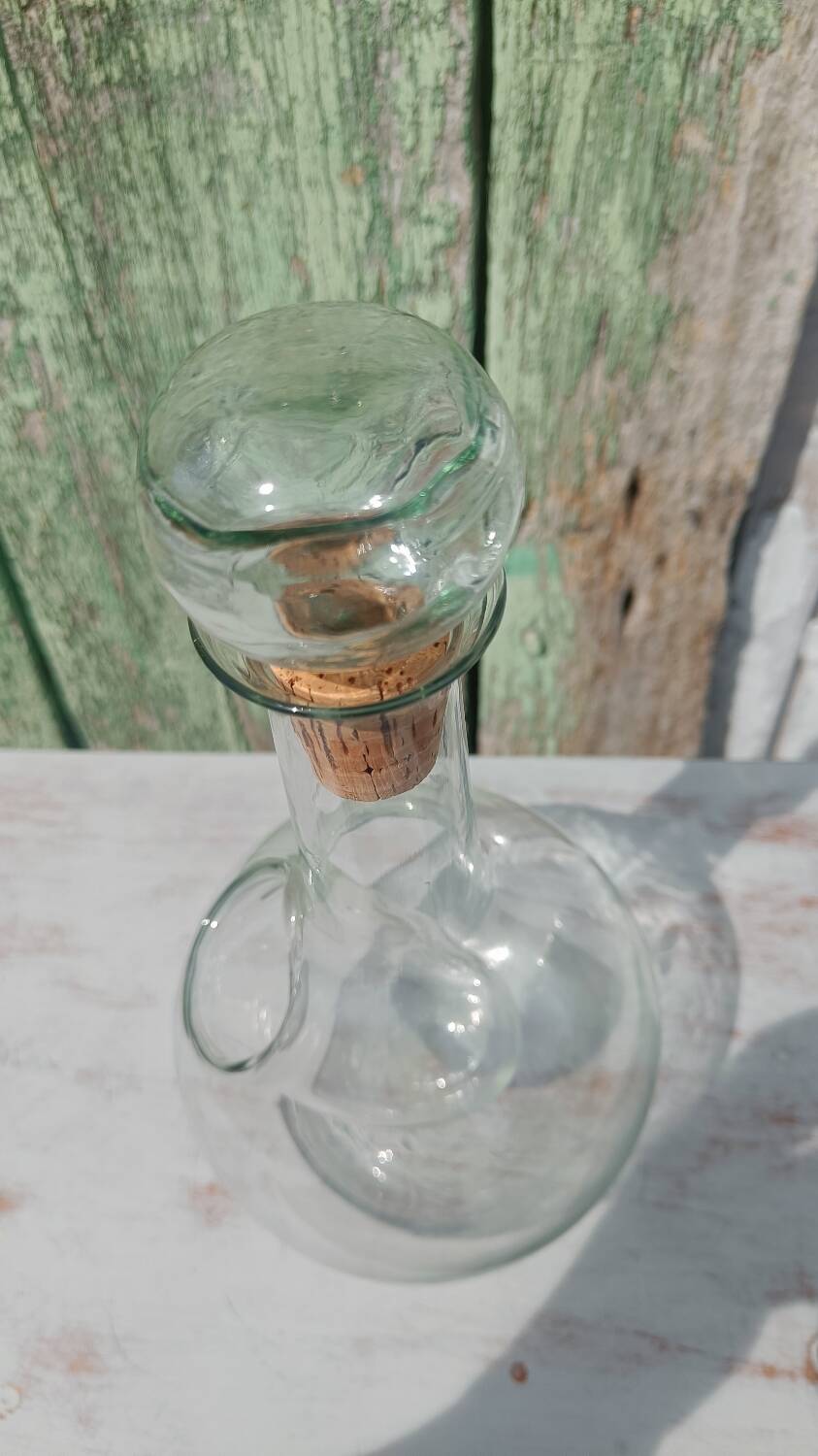 Blown glass carafe / decanter