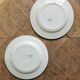 Assiettes plates anciennes dépareillées terre de fer