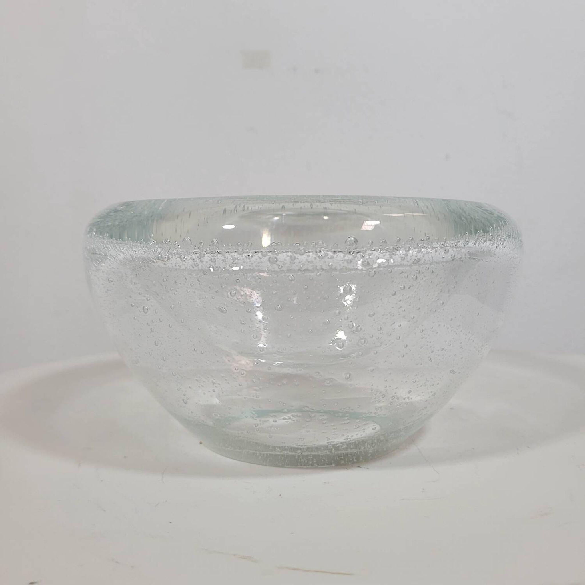 Vide-poche vintage en verre soufflé dlg Alvar Aalto, vers 1960