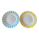 Set of 2 Digoin Sarreguemines dinner plates