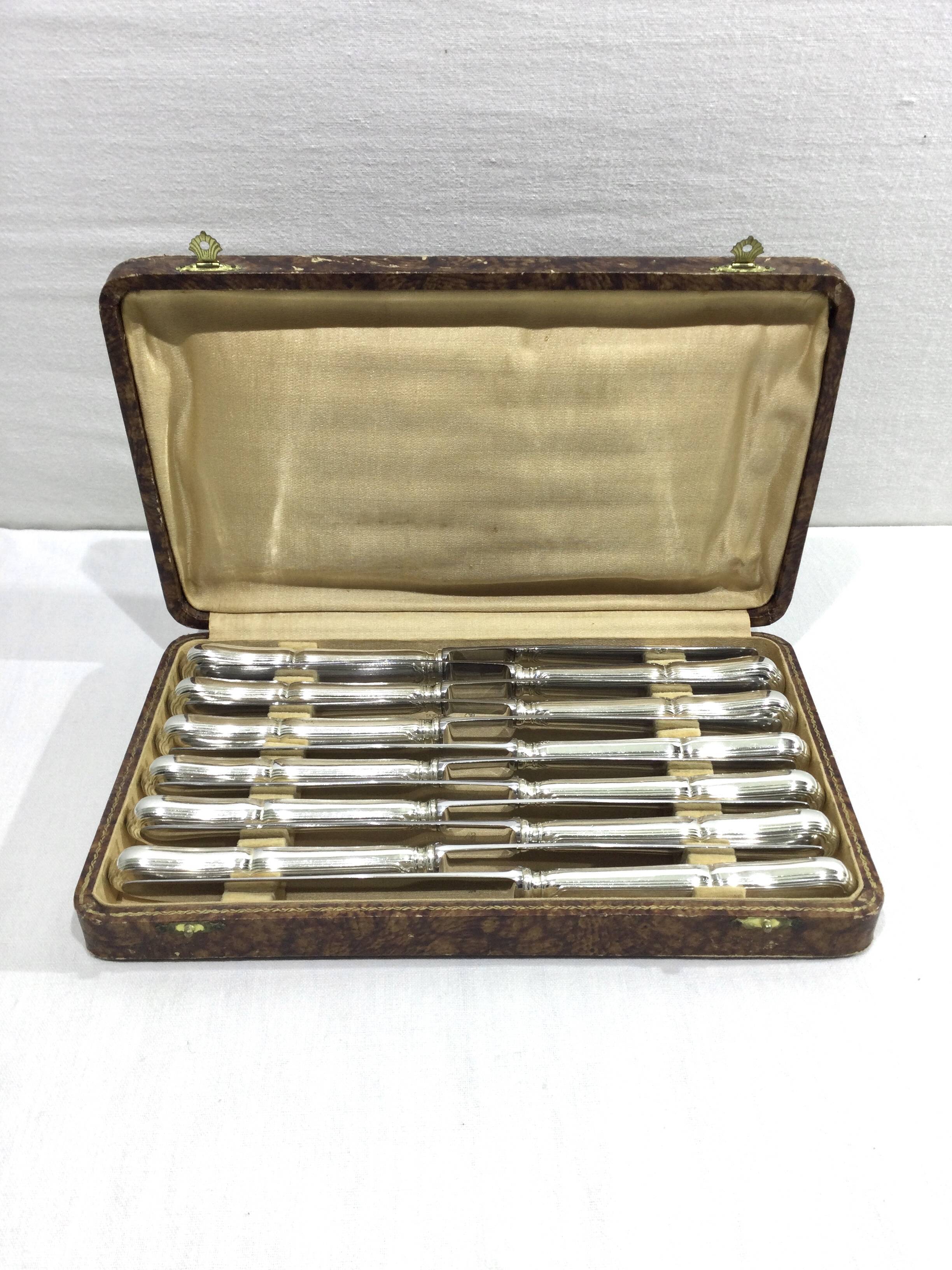 Saint Médard - Silver plated knives