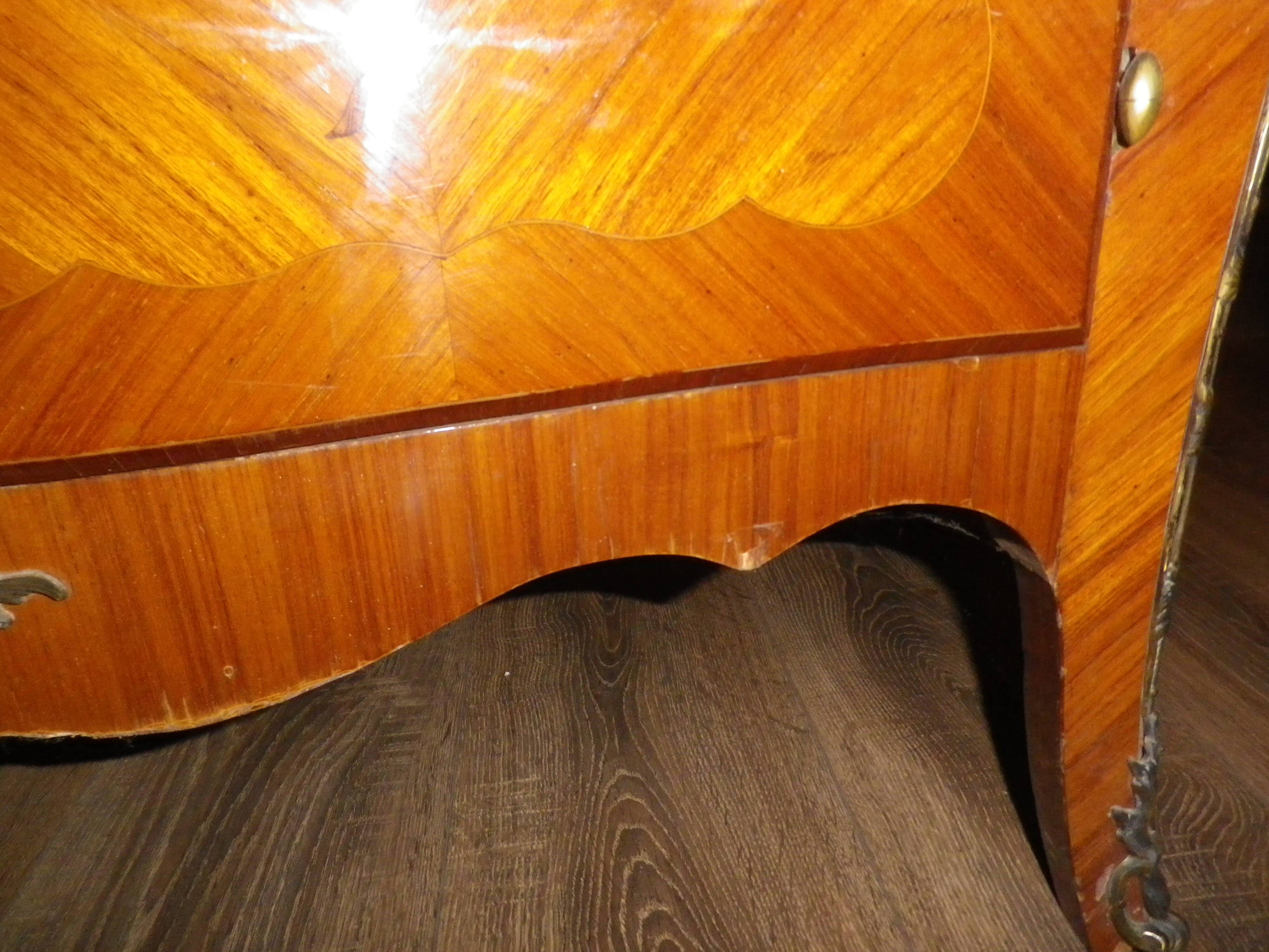 2-door marquetry cabinet