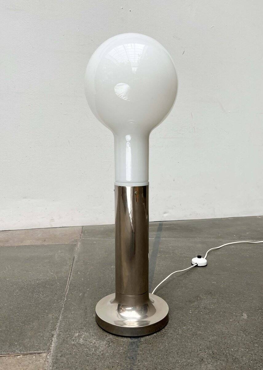 Swiss design floor lamp modern bulb mid-century space age by Temde, 1960s
