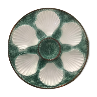 Longchamp's barbotine oyster plate