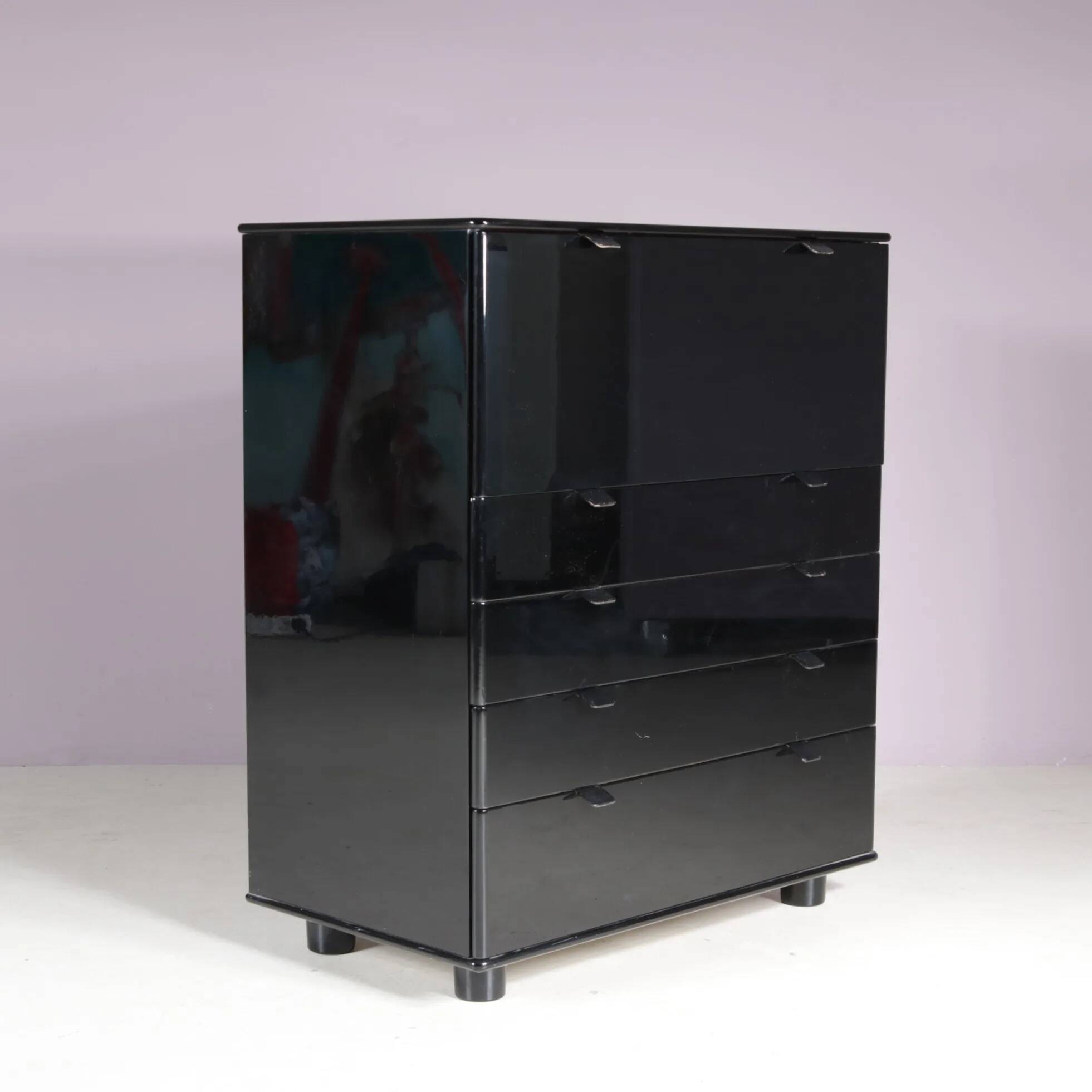 1980s Peter Maly secretary cabinet for Interlubke, Germany