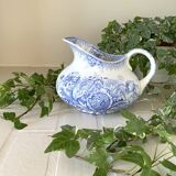Pichet ancien en faïence de Saint-Amand (Nord) – Modèle Jardinière