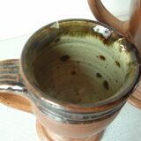 Set of 2 old brocs pitcher carafe in stoneware art of the table deco country