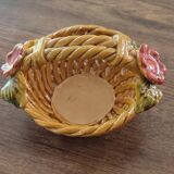 Small openwork barbotine basket from the 60s